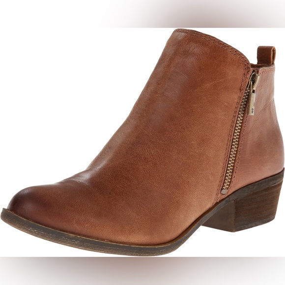 SOLD - Lucky Brand women’s leather Basel ankle boots size 9 1/2 - Picture 1 of 9